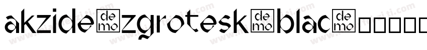 akzidenzgrotesk-blac字体转换