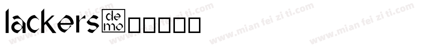 lackers字体转换