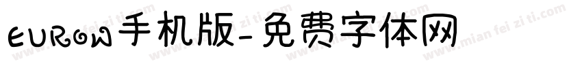EUROW手机版字体转换