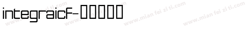 integraicf字体转换