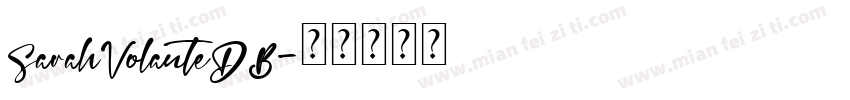 SarahVolanteDB字体转换
