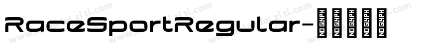 RaceSportRegular字体转换