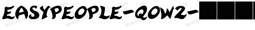 Easypeople-qOW2字体转换