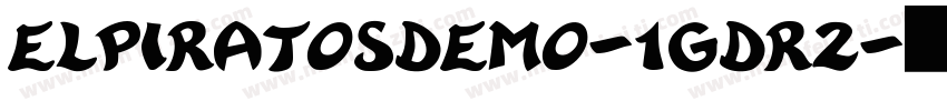 Elpiratosdemo-1GDR2字体转换