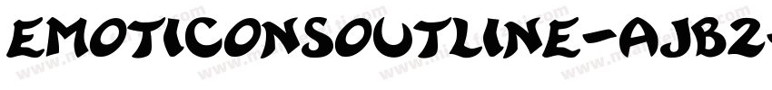 Emoticonsoutline-AJB2字体转换