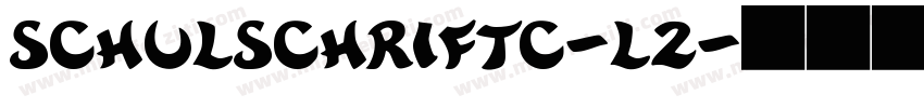 SchulschriftC-L2字体转换