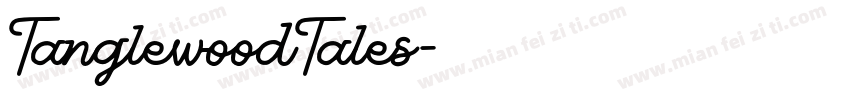 TanglewoodTales字体转换
