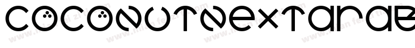 CoconutNextArabic字体转换