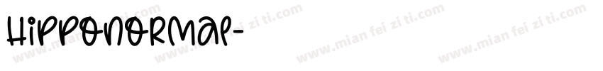 HippoNormal字体转换