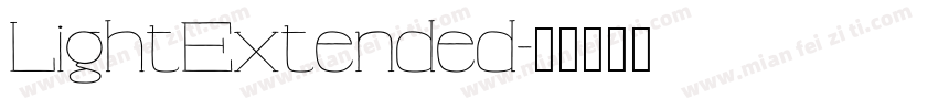 LightExtended字体转换