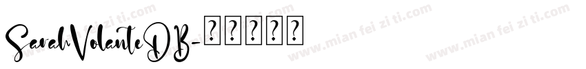 SarahVolanteDB字体转换