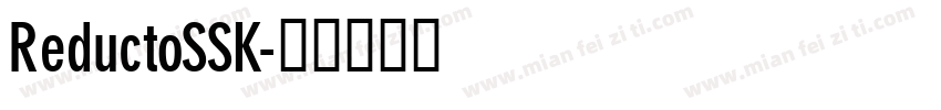ReductoSSK字体转换