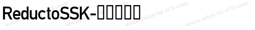 ReductoSSK字体转换