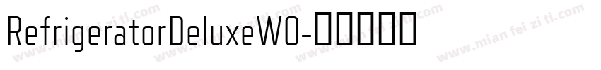 RefrigeratorDeluxeW0字体转换