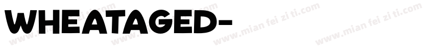 WheatAged字体转换