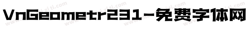 VnGeometr231字体转换