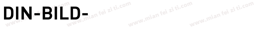 DIN-BILD字体转换