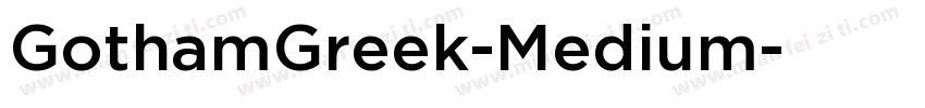 GothamGreek-Medium字体转换