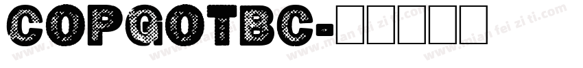 Copgotbc字体转换