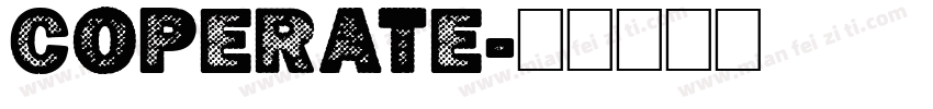 coperate字体转换