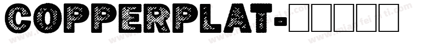 copperplat字体转换