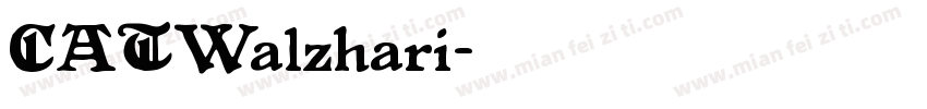 CATWalzhari字体转换