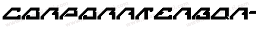 corporateabqa字体转换