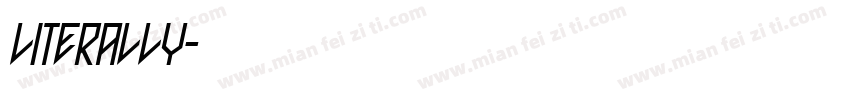 Literally字体转换