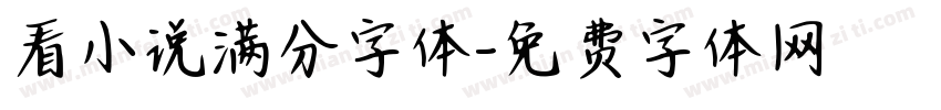 看小说满分字体字体转换