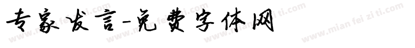 专家发言字体转换