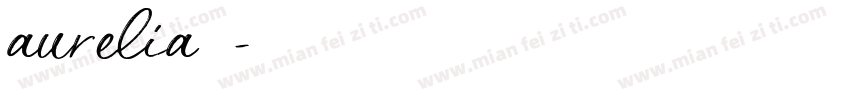 aurelia字体字体转换