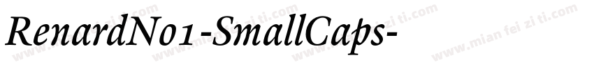 RenardNo1-SmallCaps字体转换