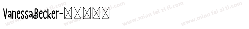VanessaBecker字体转换
