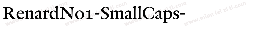 RenardNo1-SmallCaps字体转换