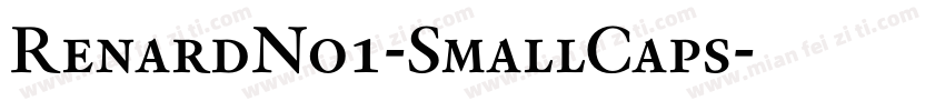 RenardNo1-SmallCaps字体转换