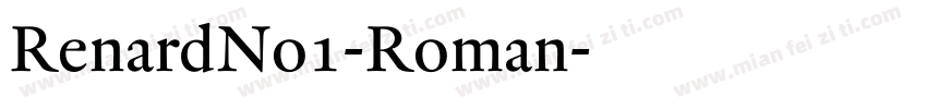 RenardNo1-Roman字体转换