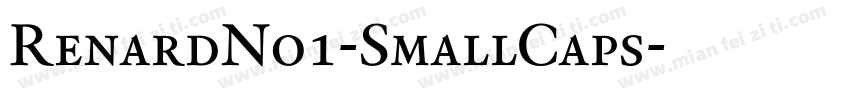 RenardNo1-SmallCaps字体转换