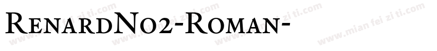RenardNo2-Roman字体转换