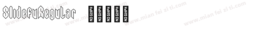 SIidefuRegular字体转换