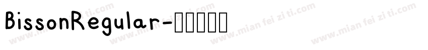 BissonRegular字体转换