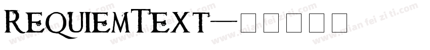 RequiemText字体转换