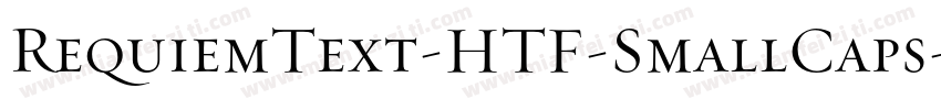 RequiemText-HTF-SmallCaps字体转换