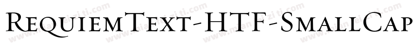 RequiemText-HTF-SmallCaps字体转换