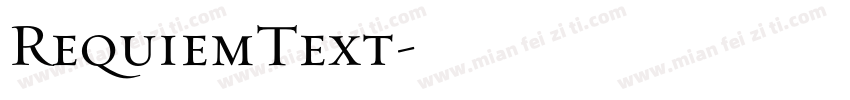 RequiemText字体转换