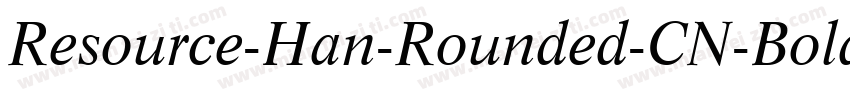 Resource-Han-Rounded-CN-Bold字体转换