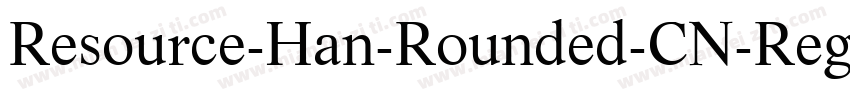 Resource-Han-Rounded-CN-Regular字体转换