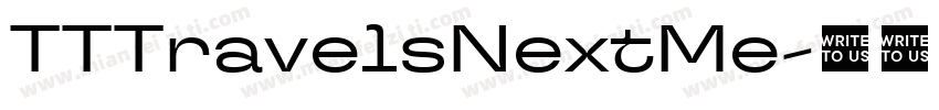 TTTravelsNextMe字体转换