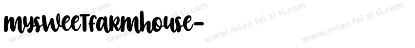 mysweetfarmhouse字体转换