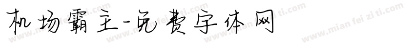 机场霸主字体转换
