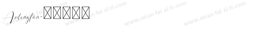 Arlington字体转换